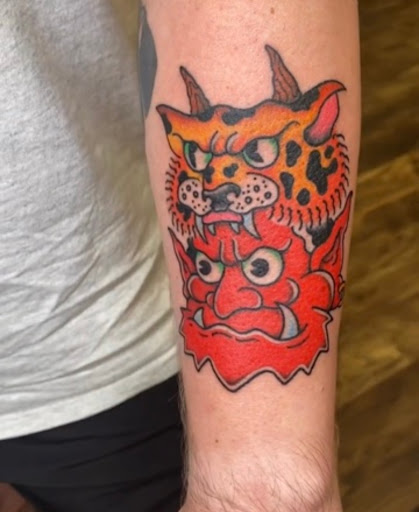 Explore patchwork tattoos ideas, creative tattoo ideas in Baltimore, available at Rippd Canvas Tattoo Shop Artists Social Club