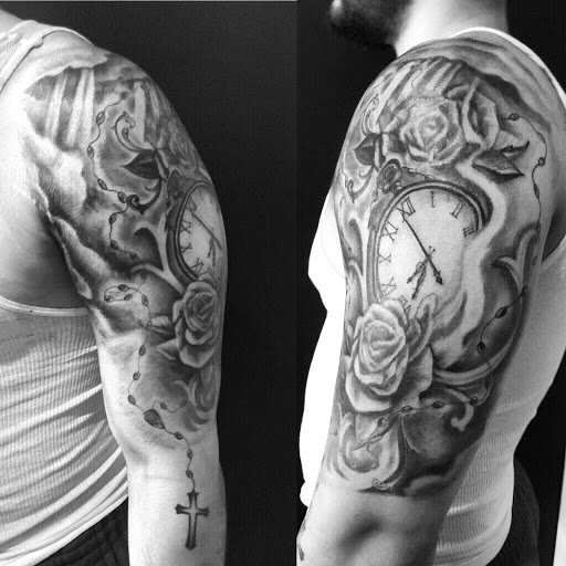 Explore bestie tattoo ideas small, creative tattoo ideas in Scarsdale, available at Damm Nice Tattoo & Body Art