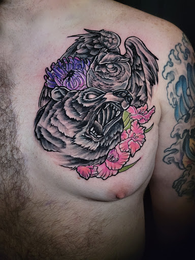 Explore groin tattoo ideas, creative tattoo ideas in Clarksville, available at Love Blood Ink Tattoo