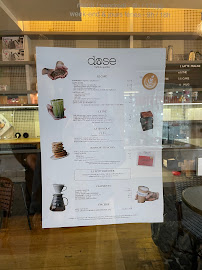 Café Dose Paris • Mouffetard à Paris carte