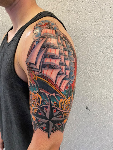 Find under the breast tattoo ideas for your next unique tattoo in Goose Creek at Red Kirin Tattoo