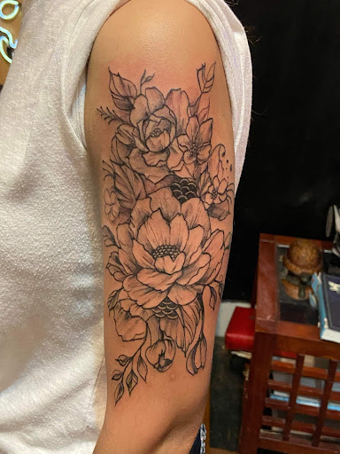 Explore baseball tattoo ideas, creative tattoo ideas in Roanoke, available at RailYard INK