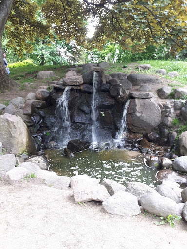 Waterfall in Krasinski Garden