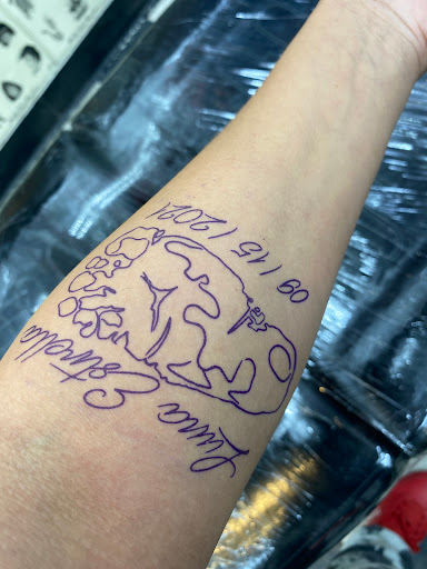 Explore finger tattoo ideas words, creative tattoo ideas in San Marcos, available at Jerrys Tattoo Shop