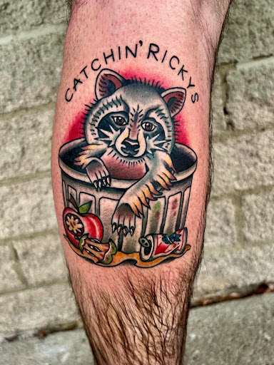 Explore under knee tattoo ideas, creative tattoo ideas in Toledo, available at Brick House Tattoo & Co.