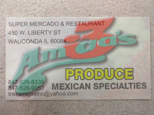 Restaurant «Three Amigas», reviews and photos, 450 W Liberty St, Wauconda, IL 60084, USA