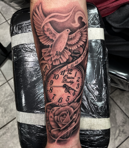 Explore random tattoo idea generator, creative tattoo ideas in Enid, available at Culture Tattoo