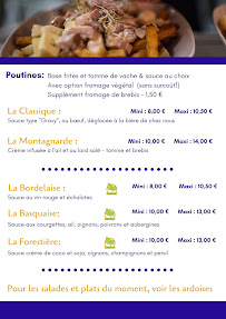 Menu du Au Nouveau Monde, Broue-Pub Bio et Québécois à Bordeaux