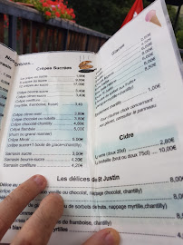 Crêperie La Ferme Saint Justin Crêperie à Sers (la carte)