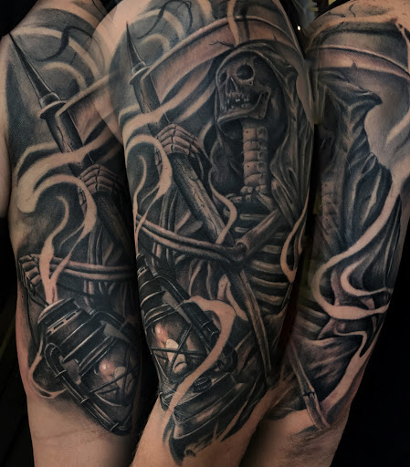 Explore semi colon tattoo ideas, creative tattoo ideas in Kissimmee, available at Fallen Sparrow Tattoo Co