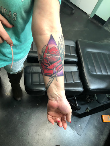 Explore full arm sleeve tattoo ideas for men, creative tattoo ideas in Meridian, available at Creative Pain Tattoo Studio