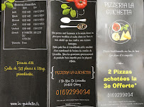 Pizzeria La Guichetta à Orsay (le menu)