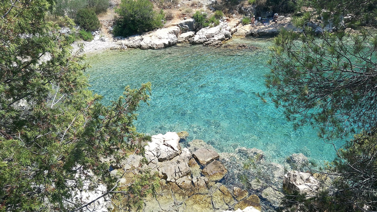 Foto di Brizenica Bay con una superficie del acqua cristallina