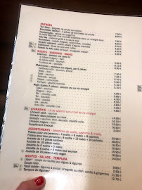 Café Japonais à Bordeaux menu
