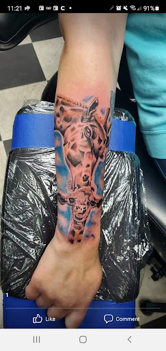 Explore new born tattoo ideas, creative tattoo ideas in West Bend, available at Frenchys Tattoos & Co LLC
