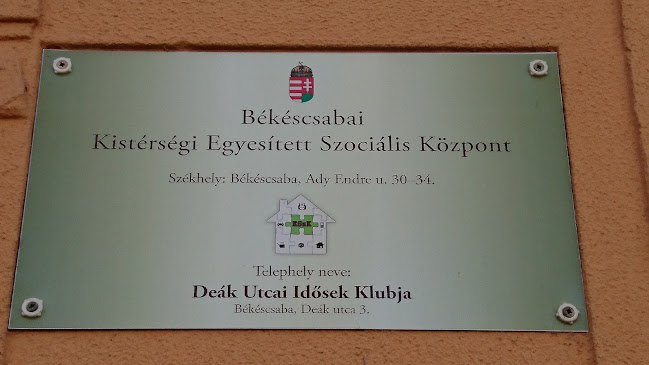 Értékelések erről a helyről: Deák Utcai Idősek Klubja, Békéscsaba - Szociális szolgáltató szervezet