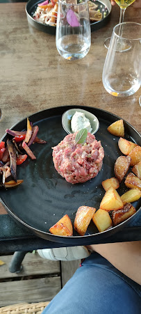 Steak tartare du Restaurant français La Villa Héloïse à Sommières - n°2
