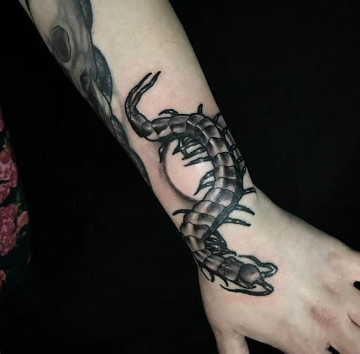 Explore archangel gabriel tattoo ideas, creative tattoo ideas in Austin, available at Little Pricks Tattoo