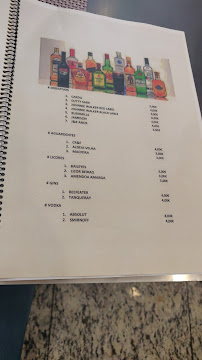 INDIAN ITALIAN RESTAURANT à Porto menu