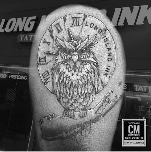 Explore small fishing tattoo ideas, creative tattoo ideas in Douglasville, available at Long Island Ink Tattoo & Piercing