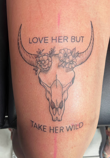 Explore patchwork tattoos ideas, creative tattoo ideas in Foley, available at Symbolic Ink Tattoo Studio