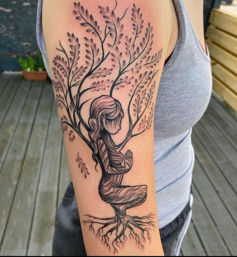 Explore lucky penny tattoo ideas, creative tattoo ideas in Columbus, available at Amenti Tattoo Studio. LLC (Appointment Only)