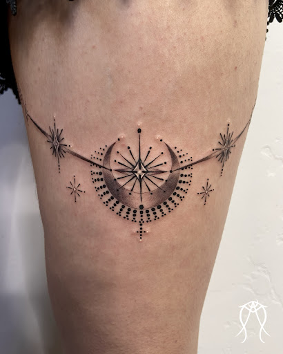 Explore brain aneurysm tattoo ideas, creative tattoo ideas in Scipio Center, available at Ace of Wands Private Tattoo & Tarot Studio . Appointment Only