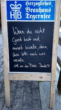 Menu du Schnauferl Wirt 1123er à Bayrischzell