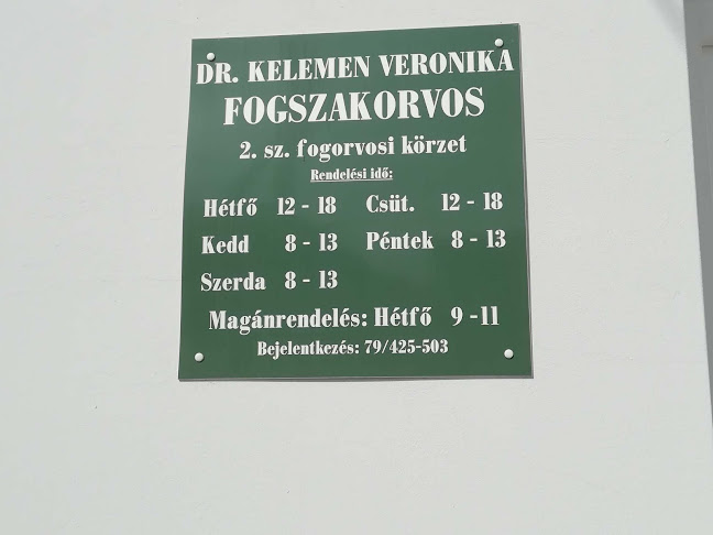 Értékelések erről a helyről: Dr. Kelemen Veronika (2. sz. fogorvosi körzet), Baja - Fogászat