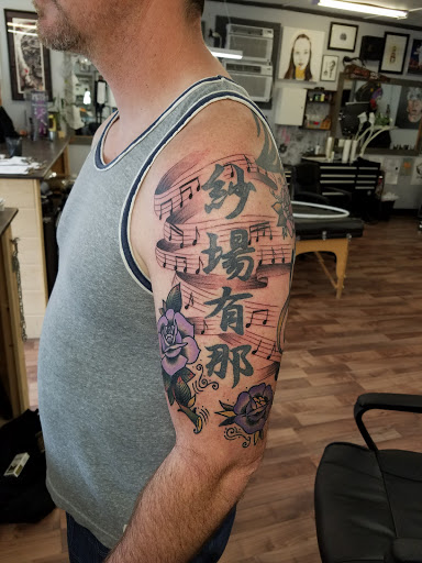 Explore random tattoo sleeve ideas, creative tattoo ideas in Camarillo, available at BONE DEEP TATTOO