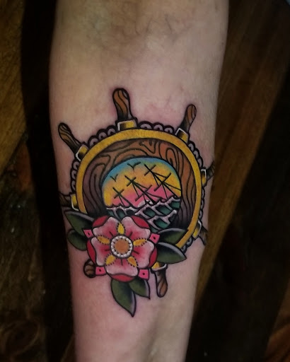 Explore revenge tattoo ideas, creative tattoo ideas in Talbott, available at Alpha Tattoo co.