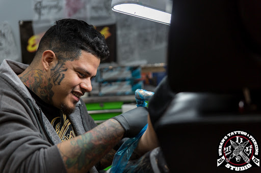 Explore mechanic tattoo ideas, creative tattoo ideas in Arlington, available at Urbans Tattoo & Piercing Studio