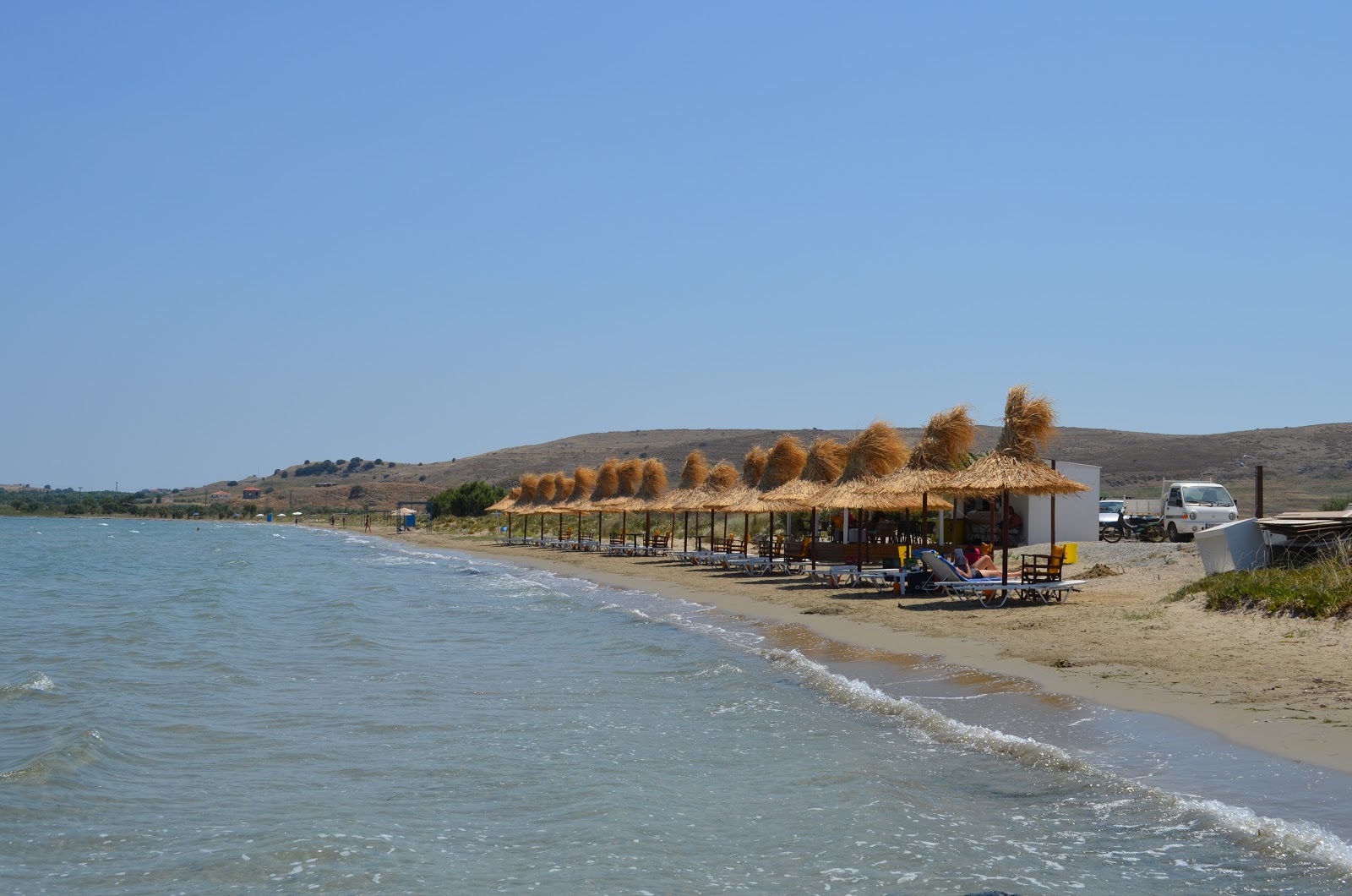 Foto van Kotsinas beach gelegen in een natuurlijk gebied