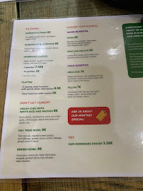 Restaurante O Burrito à Coimbra menu