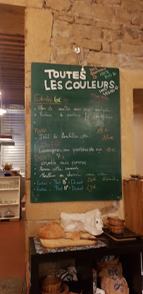 Restaurant végétalien Toutes les Couleurs à Lyon (le menu)