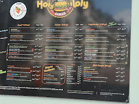 Carte du Holy Moly Gourmet Burger Rouen à Rouen