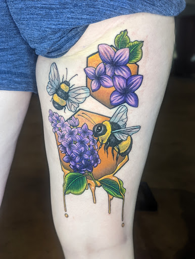 Explore women's ankle tattoo ideas, creative tattoo ideas in Albuquerque, available at Urban Inkology Tattoo Studio (Coors)