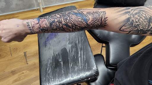 Explore lemon tattoo ideas, creative tattoo ideas in Cumberland, available at In the Skin studios of Tattooing