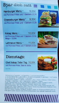 Menu / carte de Imbiss Schlemmereck à Alsfeld