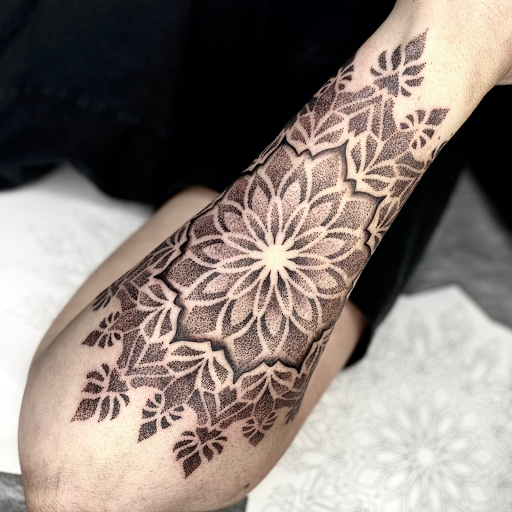Explore mens leg tattoo ideas, creative tattoo ideas in Savannah, available at tattoos by delan