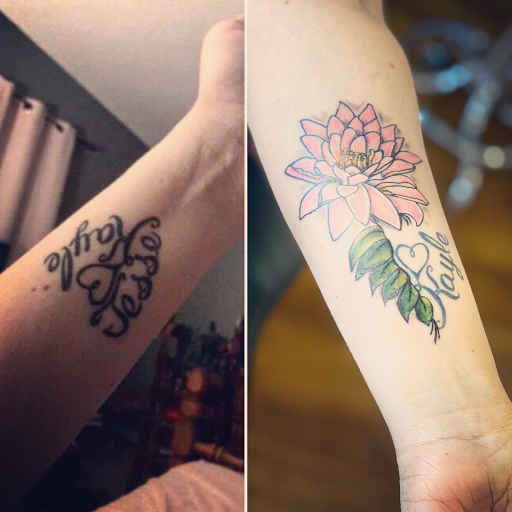 Explore stillborn tattoo ideas, creative tattoo ideas in Fort Oglethorpe, available at The Helm Tattoo & Piercing