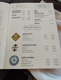 Restaurant Ristorante Pizzeria Gallonero à Silvi (le menu)