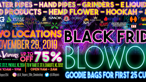 Tobacco Shop «LA Vapors Elite Smoke Shop», reviews and photos, 321 S Polk St #2e, Pineville, NC 28134, USA