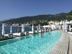 Photo de Opatija beach avec un niveau de propreté de sale