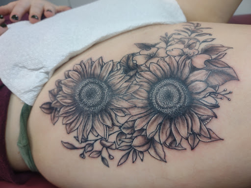 Explore neck tattoo ideas men, creative tattoo ideas in Lubbock, available at Sinners & Saints Art Company