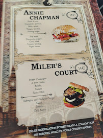 Sherlock Holmes à Quimper menu
