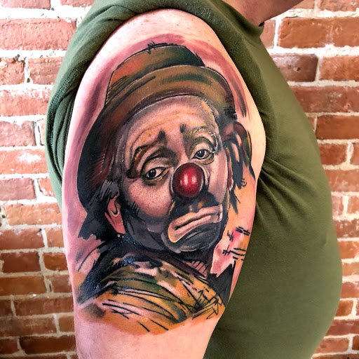 Explore tattoo ideas for first born, creative tattoo ideas in Buffalo, available at The Tilted Rose Tattoo