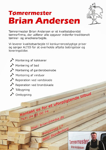 Anmeldelser af Tømrermester Brian Andersen i Skanderborg - Tømrer