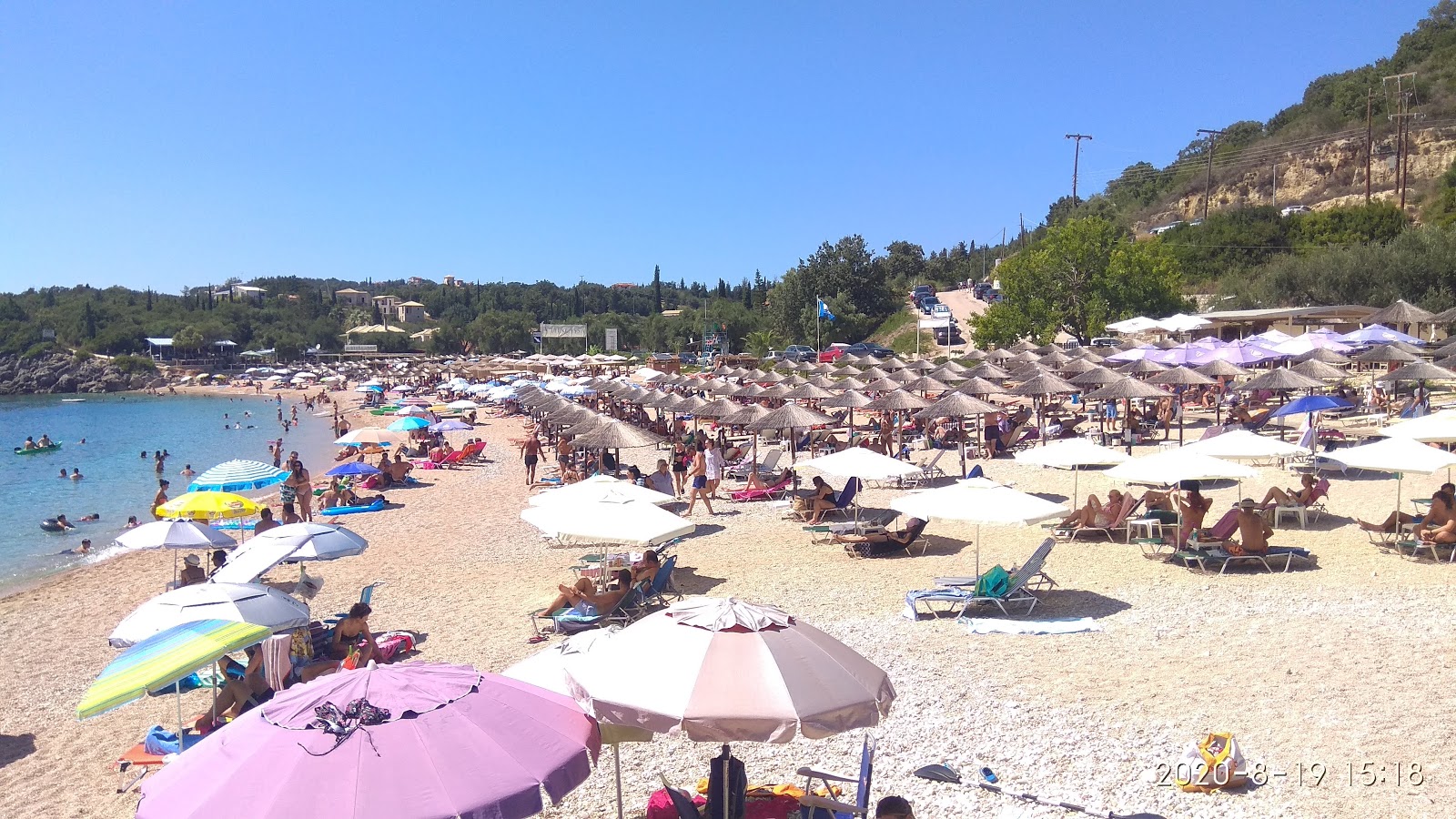 Photo of Megali Ammos beach located in natural area