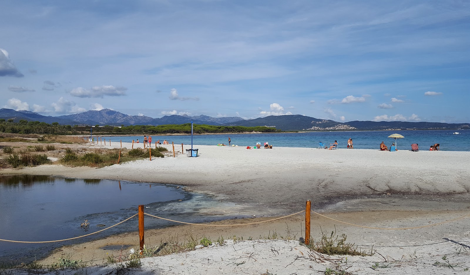 Photo of Spiaggia di Porto Ainu with partly clean level of cleanliness